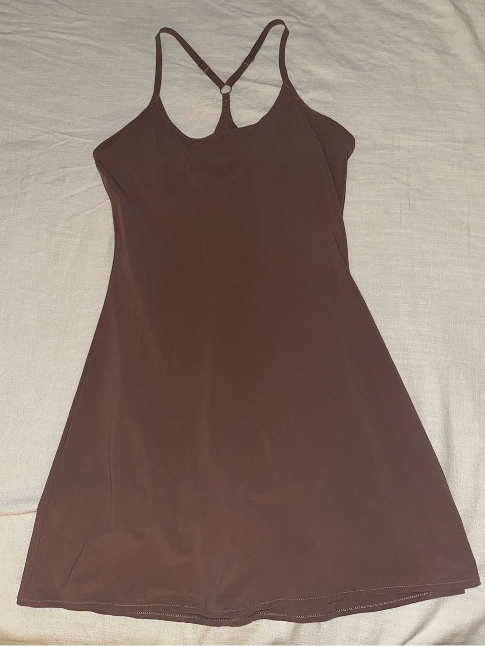 Outdoor Voices Exercise Dress in Taupe (Dusty Pink) - Picture 2 of 3